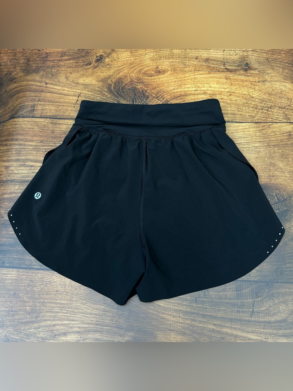 Lululemon Fast And Free Reflective High Rise Shorts 3" In Black Size 0